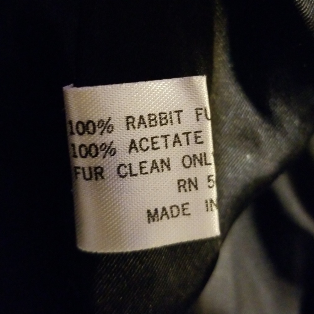 100 Percent Authentic Vintage Rabbit Fur Jacket - Picture 3 of 7